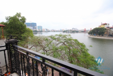 A nice studio with lake view for rent in Ba Dinh, Ha Noi